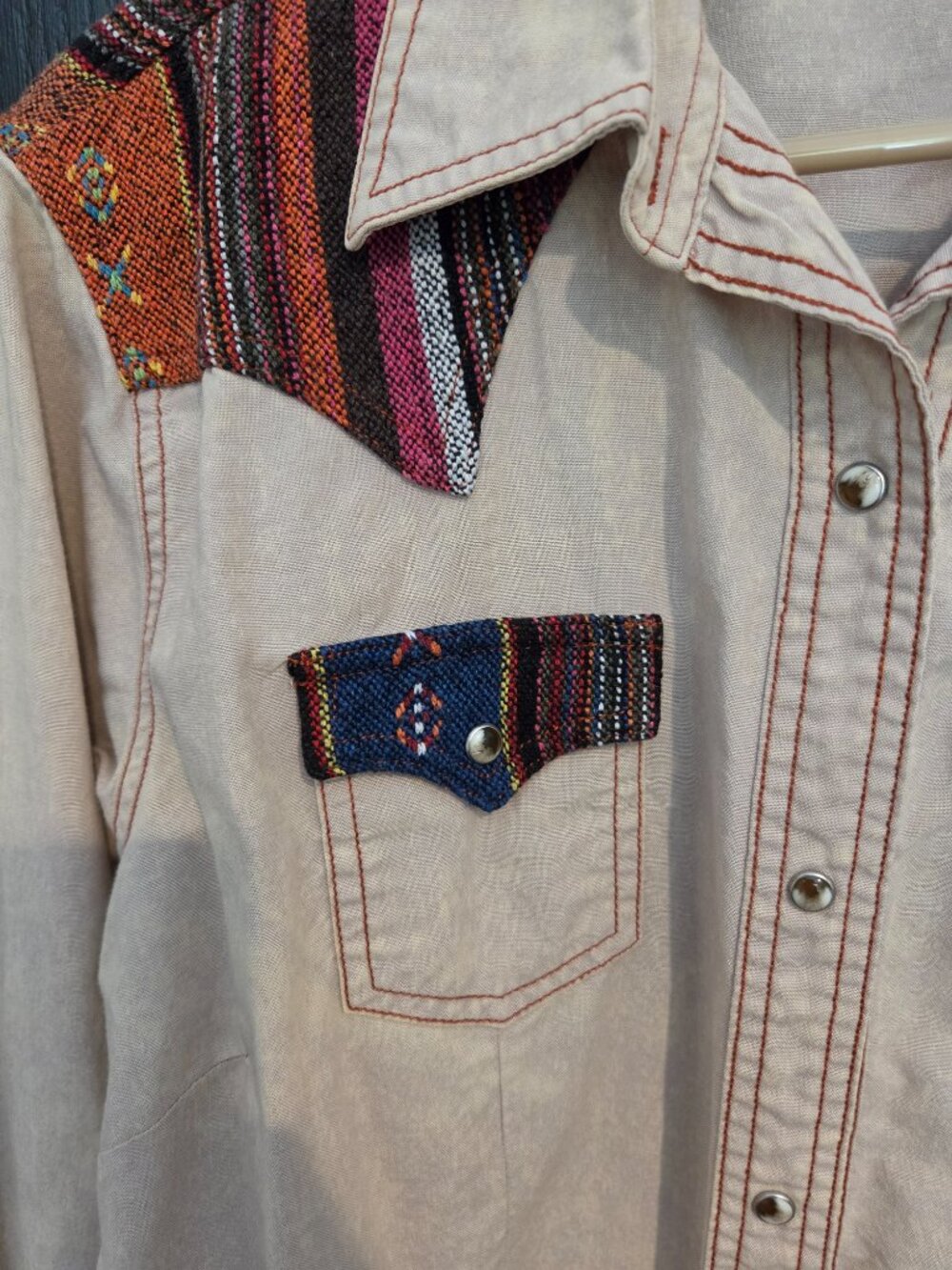 Wrangler Womens Size L Western Shirt - Picture 4 of 5